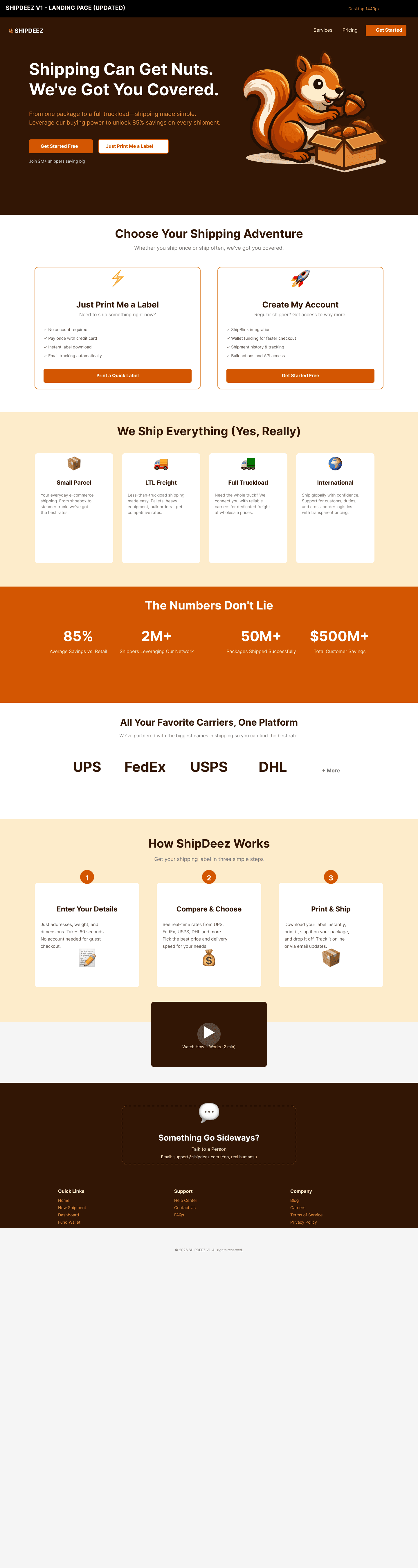 ShipDeez — End-to-End Shipping Platform cover image